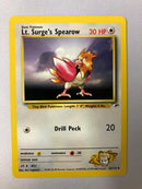 Lt. Surge’s Spearow 52/132 Gym Heroes Uncommon Pokemon Card NM