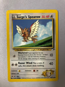 Lt. Surge's Spearow 83/132 Gym Heroes Common Pokemon Card NM