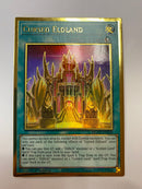 Yugioh Cursed Eldland MGED-EN048 Premium Gold Rare 1st Edition NM