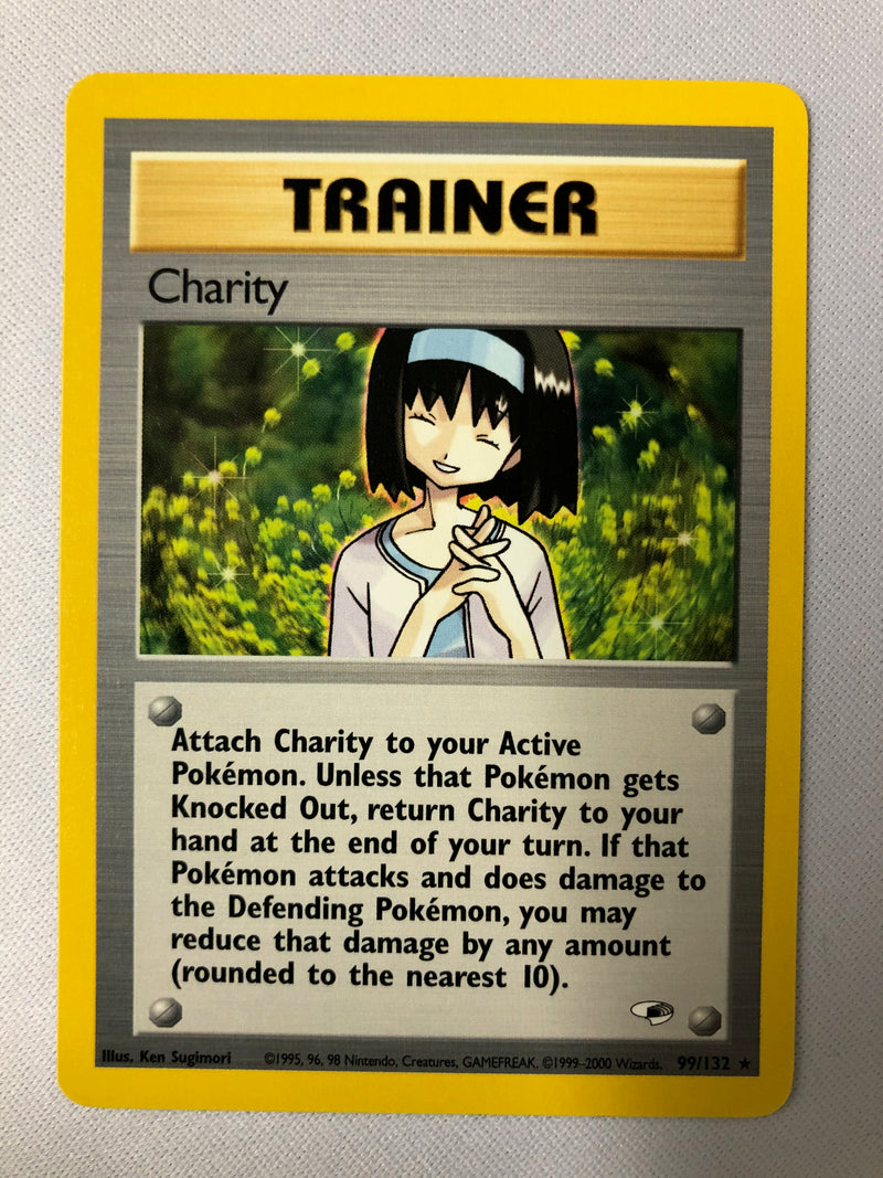 Charity 99/132 Gym Heroes Rare Pokemon Card Near Mint