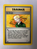 Lt. Surge 101/132 Gym Heroes Rare Pokemon Card NM