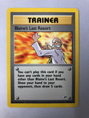 Blaine's Last Resort 105/132 Gym Heroes Uncommon Pokemon Card NM