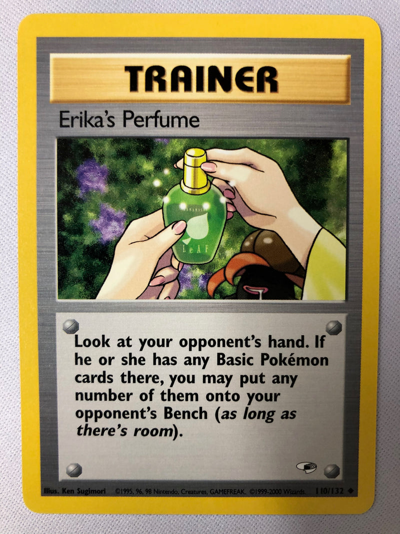 Erika's Perfume 110/132 Gym Heroes Uncommon Pokemon Card NM