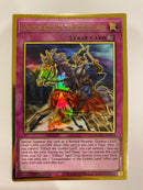 Yugioh Conquistador of the Golden Land Gold Rare MGED-EN054 1st Edition NM