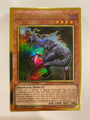 Yugioh Souleating Oviraptor  MGED-EN015  Premium Gold Rare 1st Edition  NM