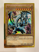 Yugioh Blue-Eyes White Dragon MGED-EN001 Premium Gold Rare 1st Edition NM