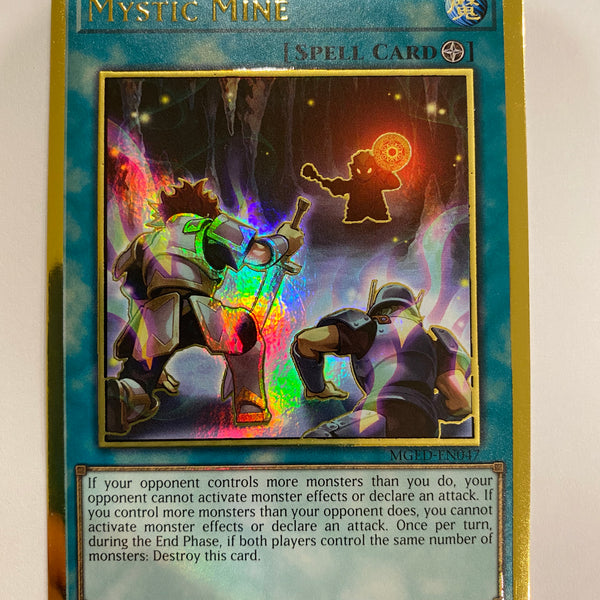 Yugioh Mystic Mine MGED-EN047 1st Edition Premium Gold Rare NM