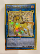 Yugioh Knightmare Unicorn Gold Rare MGED-EN034 1st Edition Near Mint
