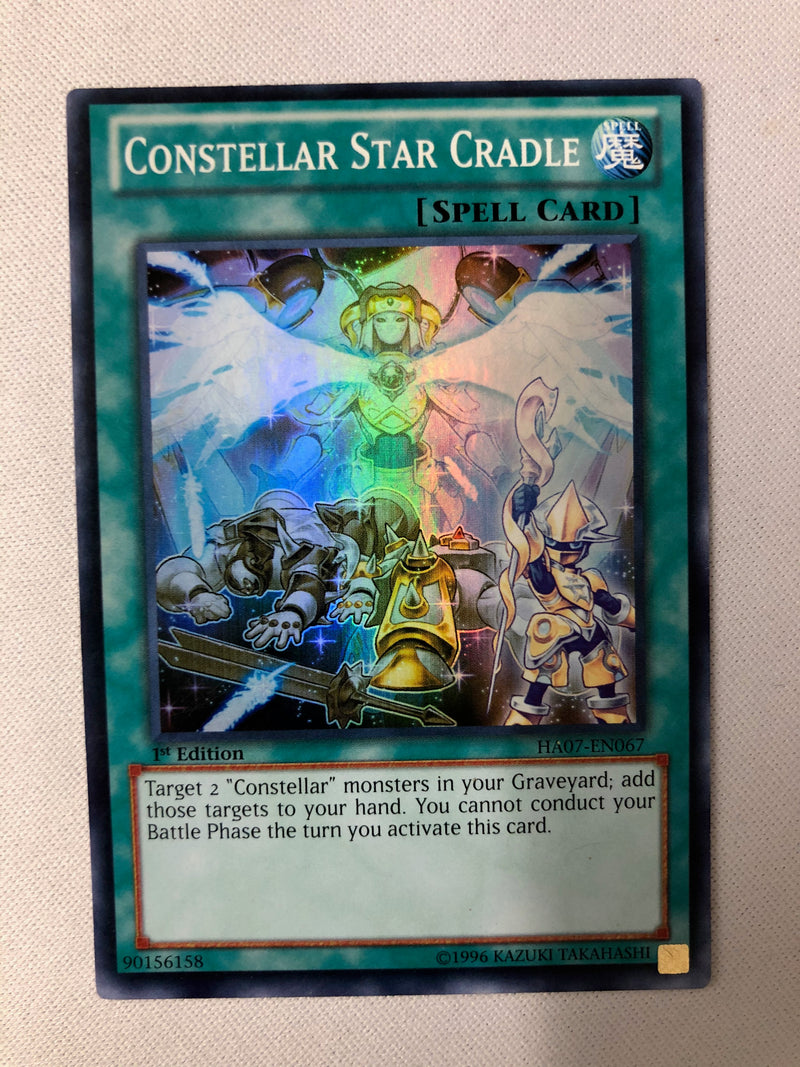 Yugioh Constellar Star Cradle HA07-EN067 1st Edition Super Rare NM