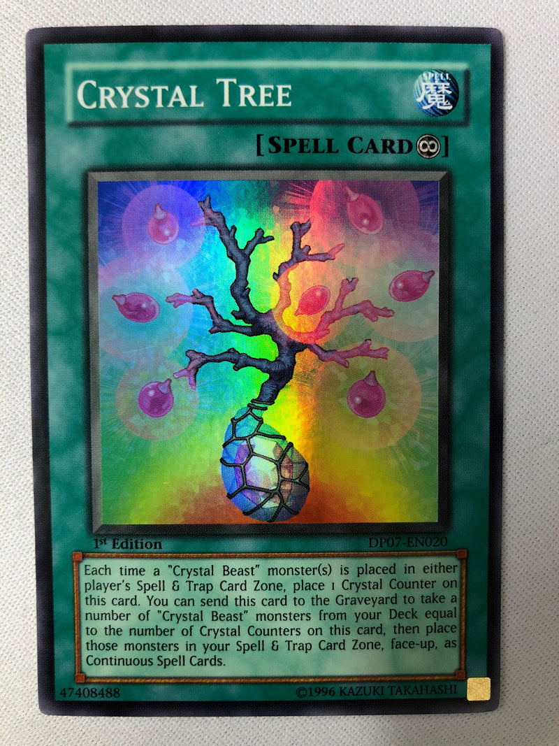 Yugioh Crystal Tree DP07-EN020 Ultra Rare 1st Edition Near Mint