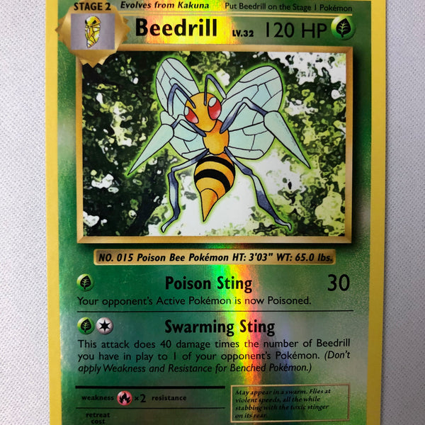 beedrill stage 2 pokemon card value Beedrill 7/108 X Y Evolutions Reverse Holo Rare Pokemon Card NM
