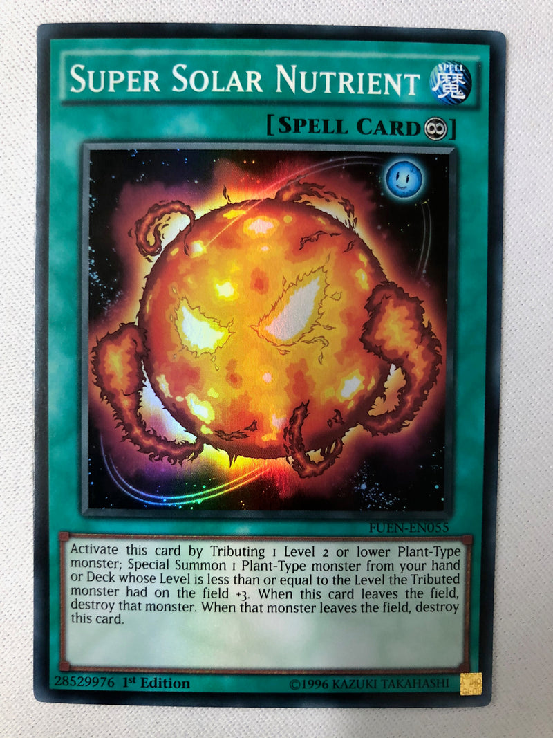 Yugioh Super Solar Nutrient FUEN-EN055 Super Rare 1st Edition NM