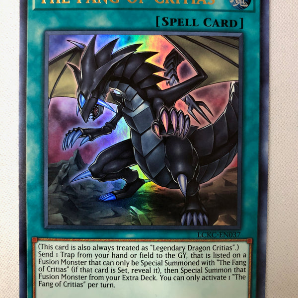 yugioh critias deck Yugioh The Fang of Critias LCKC-EN037 Ultra Rare 1st Edition NM