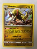 Haxorus 156/236 Unified Minds Holo Rare Pokemon Card Near Mint