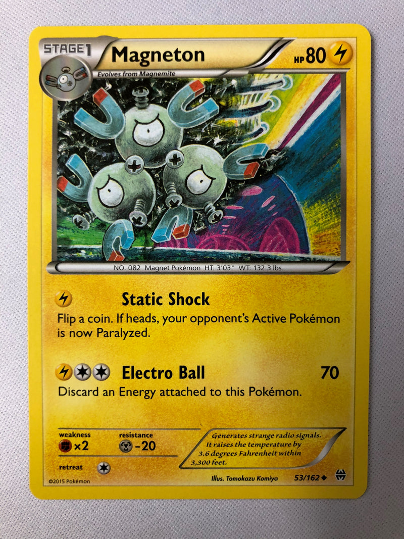 Magneton 53/162 XY Breakthrough Uncommon Pokemon Card NM