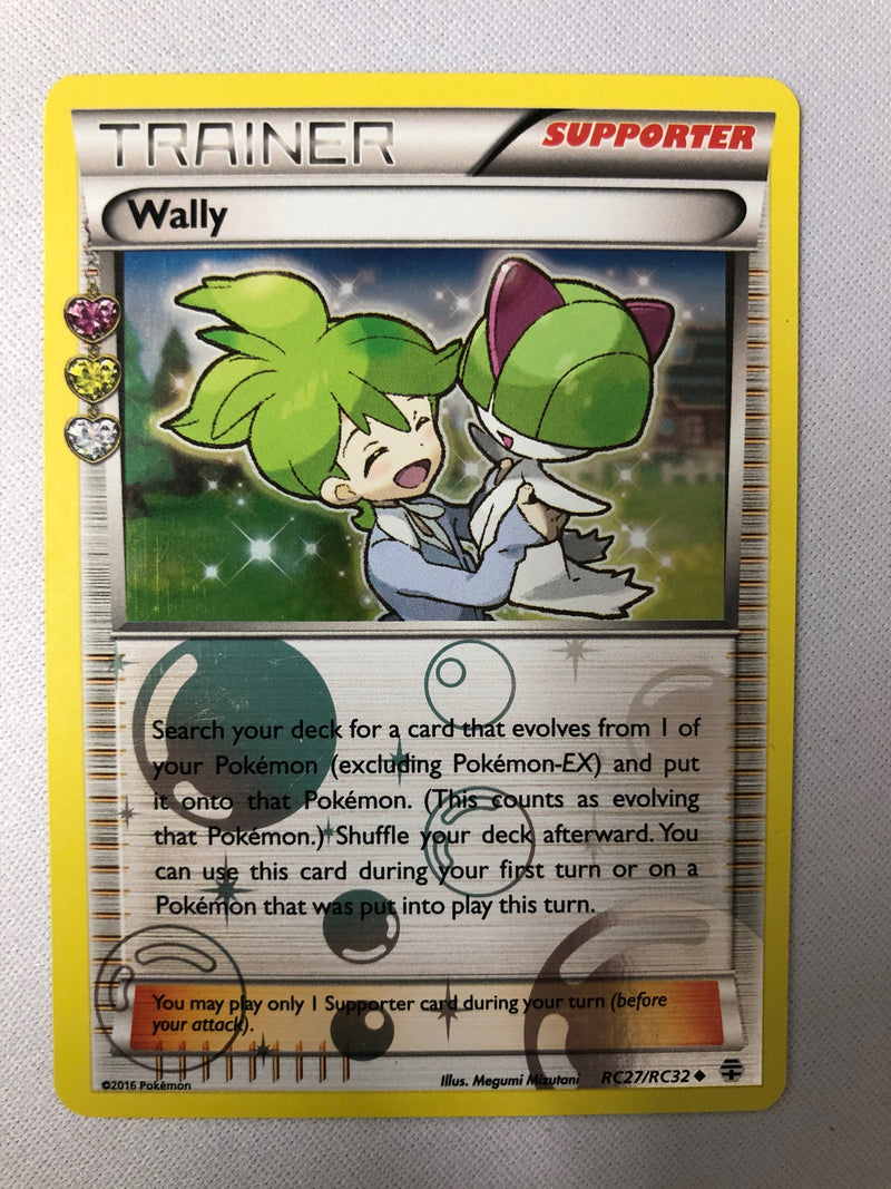 Wally RC27/RC32 Generations Radiant Collection Uncommon Pokemon Card NM