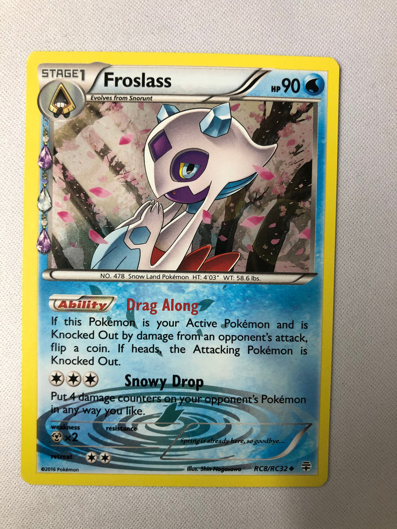 Froslass RC8/RC32 Generations Radiant Collection Uncommon Holo Pokemon Card NM