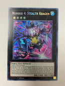 Yugioh Number 4: Stealth Kragen BROL-EN030  Secret Rare 1st Edition Near Mint