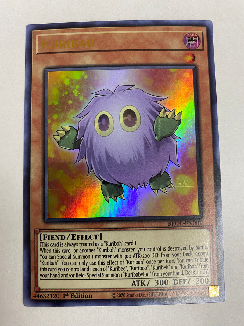 Yugioh Kuribah BROL-EN001 Ultra Rare 1st Edition Near Mint,