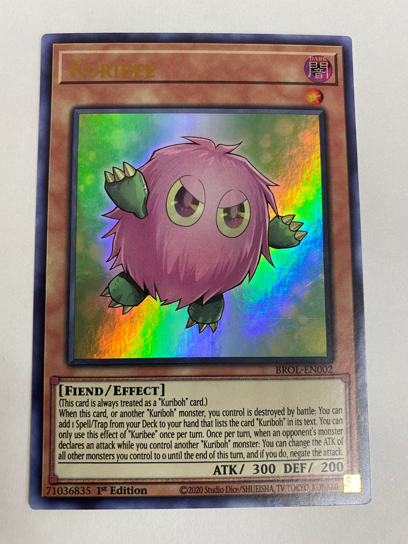 Yugioh Kuribee BROL-EN002  Ultra Rare 1st Edition Near Mint