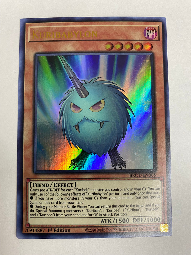 Yugioh Kuribabylon BROL-EN005 Ultra Rare 1st Edition Near Mint