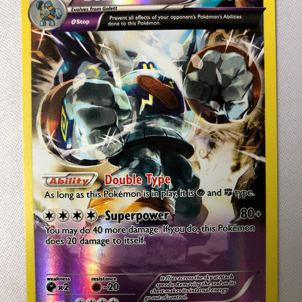 Golurk 35/98 XY Ancient Origins Full Art Holo Rare Pokemon Card NM
