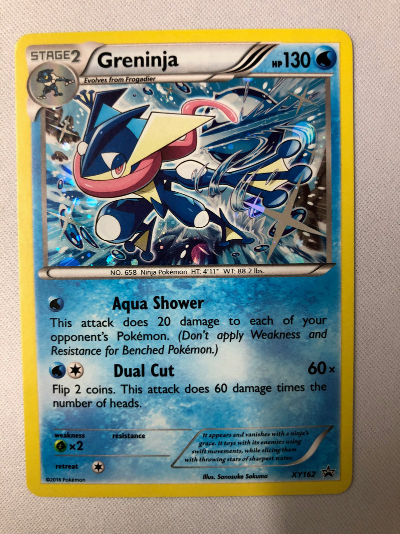 dark greninja pokemon card Greninja XY162 Black Star Promo Holo Pokemon Card NM