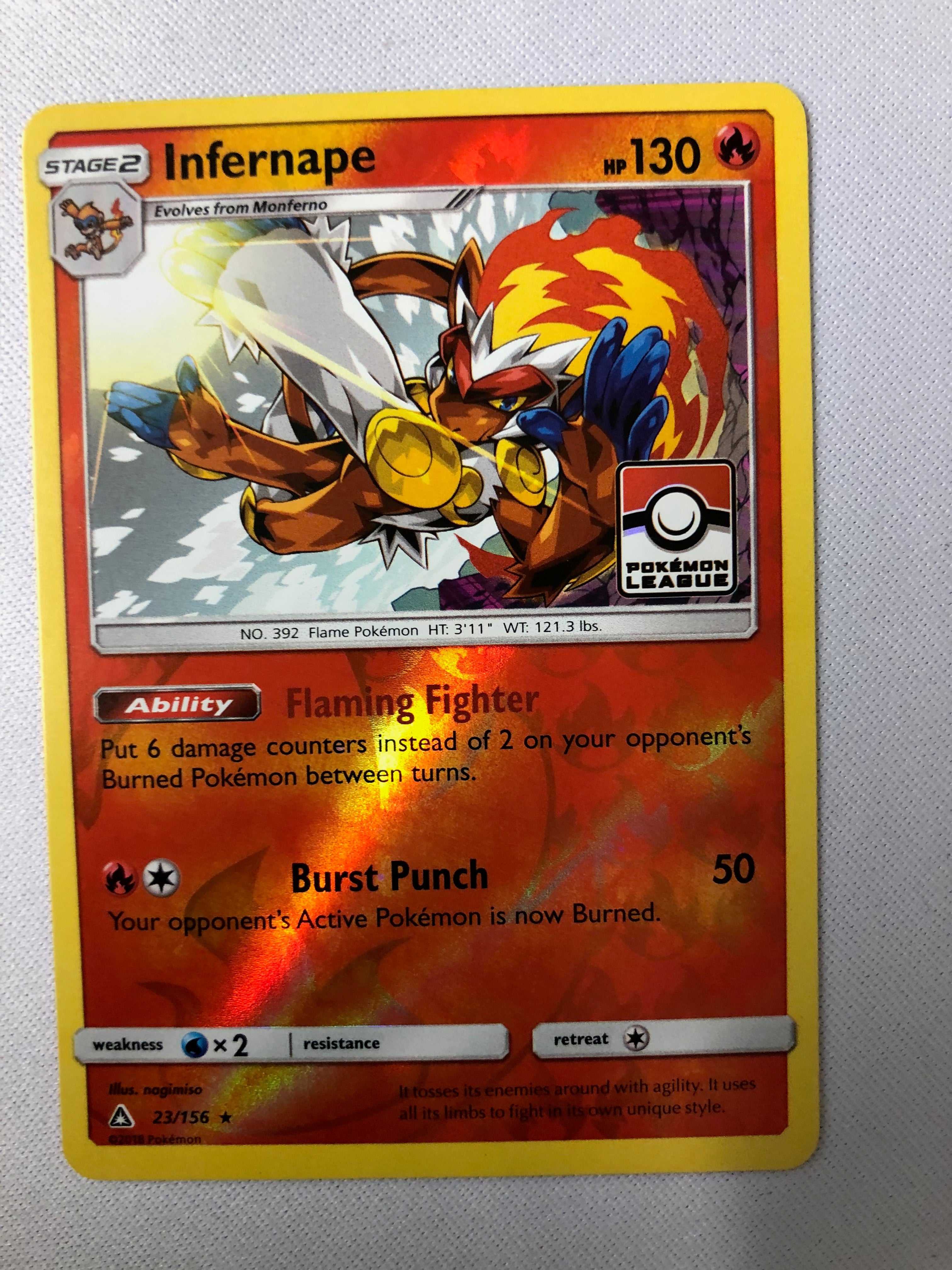 Infernape Ex Pokemon Card