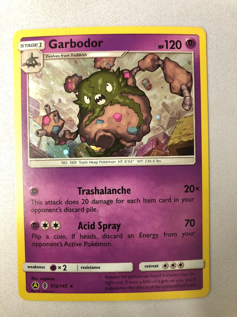 Garbodor 51a/145 Alternate Holo Promo Rare Pokemon Card NM