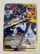 Digimon  Omnimon  BT5-086 Holo SR Alternative Art Battle of Omni Near Mint
