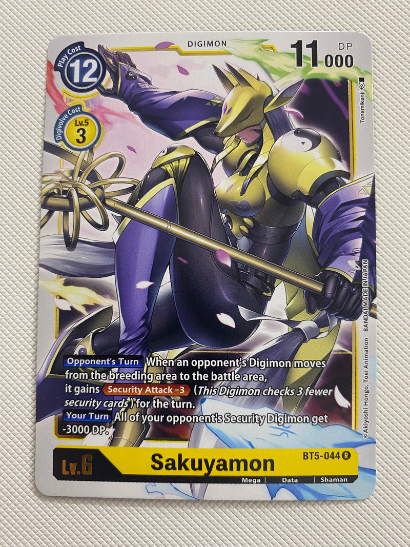 Digimon Sakuyamon BT5-044  Rare Battle of Omni Near Mint
