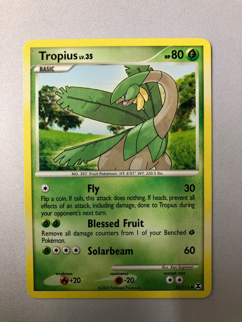 Tropius LV.35 52/111 Rising Rivals Uncommon Pokemon Card NM