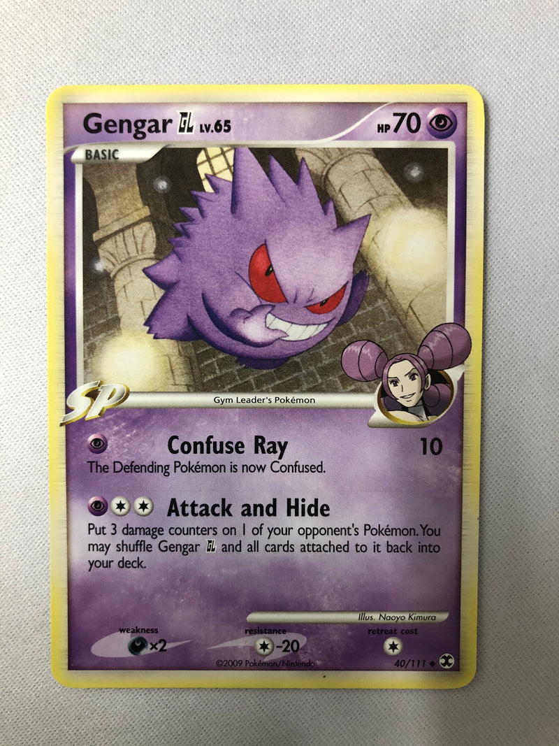 Gengar LV.65 40/111 Rising Rivals Uncommon Pokemon Card NM