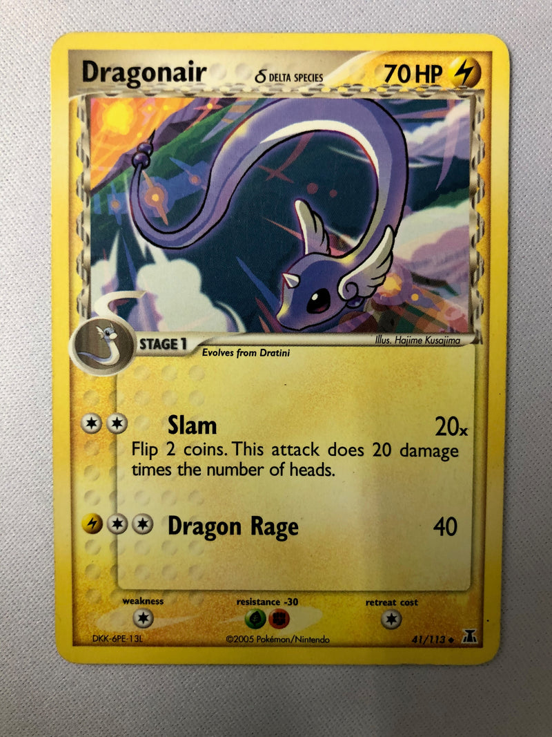 Dragonair 41/113 Delta Species Uncommon Pokemon Card NM Dragonair 41/113 Delta Species Uncommon Pokemon Card NM
