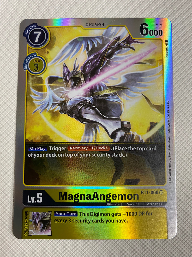 Digimon Magnaangemon  BT1-060 SR Holo Naer Mint