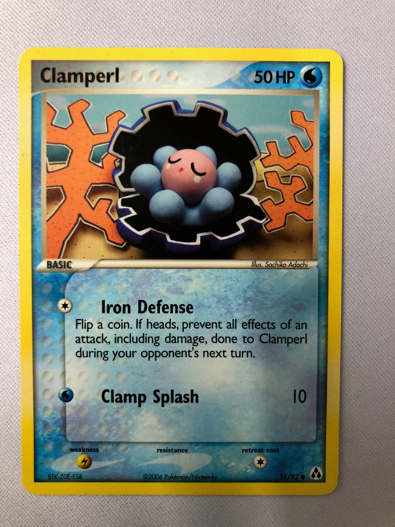 Clamperl 51/92 Legend Maker Non-Holo Common Pokemon Card NM