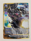 Digimon TCG Omnimon Zwart BT5-087 SR Holo Art Near Mint
