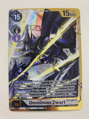 Digimon TCG Omnimon Zwart Alt Art Kenji Watanabe BT5-087 Holo Near Mint