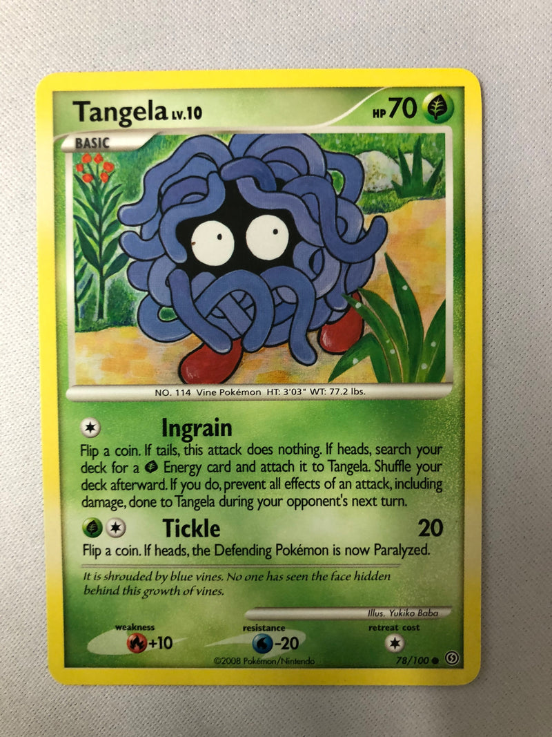 Tangela LV.10 78/100 Stormfront Common Pokemon Card NM