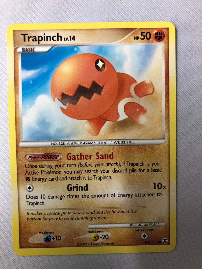 Trapinch 84/111 Platinum Rising Rivals Common Pokemon Card NM
