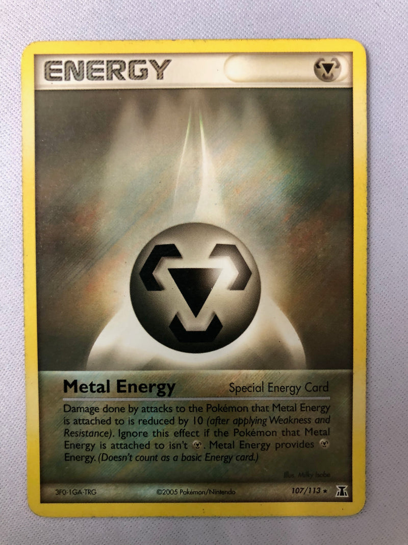 Metal Energy 107/113 Delta Species Rare Pokemon Card NM Metal Energy 107/113 Delta Species Rare Pokemon Card NM