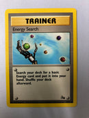 Energy Search 59/62 Fossil Set Common Pokemon Card Near Mint