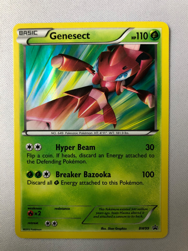 Genesect BW99 Black Star Promo Holo Pokemon Card NM