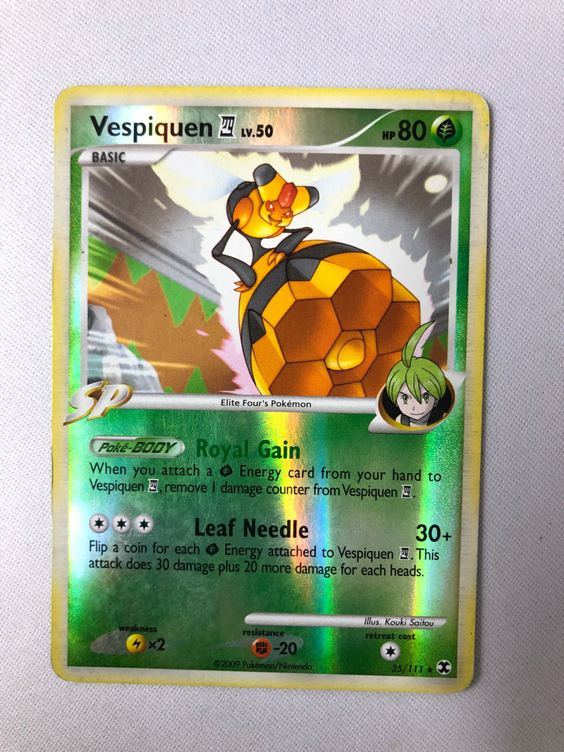 Vespiquen LV.50 35/111 Rising Rivals Reverse Holo Rare Pokemon Card NM