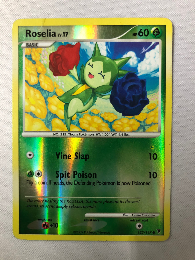 Roselia 123/147 Supreme Victors Reverse Holo Common Pokemon Card NM