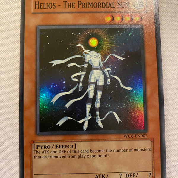helios yugioh card Amazon.com: Yu-Gi-Oh! - Helios - The Primordial Sun (WC6-EN002) - World Championship 2006 Ultimate Masters - Promo Edition
