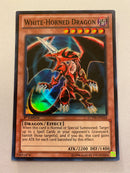 Yugioh White-Horned Dragon LCYW-EN164 1st Edition Super Rare Near Mint