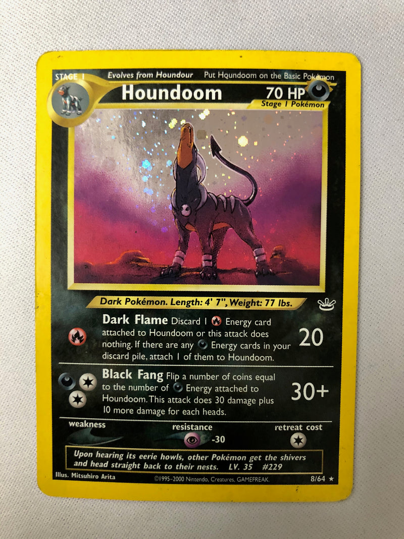 Houndoom 8/64 Neo Revelations Holo Rare Pokemon Card NM Houndoom 8/64 Neo Revelations Holo Rare Pokemon Card NM
