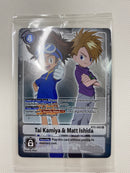 Digimon Tai Kamiya & Matt Ishida   BT5-093 Box Topper   Near Mint