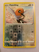 Fletchling 151/189  Darkness Ablaze Reverse Holo Pokemon Card Near Mint